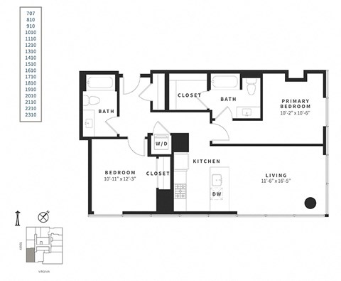 a floor plan of a house
